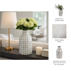 DARRENROSE IVORY VASE 16 (IN) 11