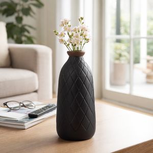EMMONSFORD BLACK VASE 12 (IN) 11
