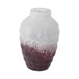BRAMHOLM PINK GLASS VASE 12 (IN) 5