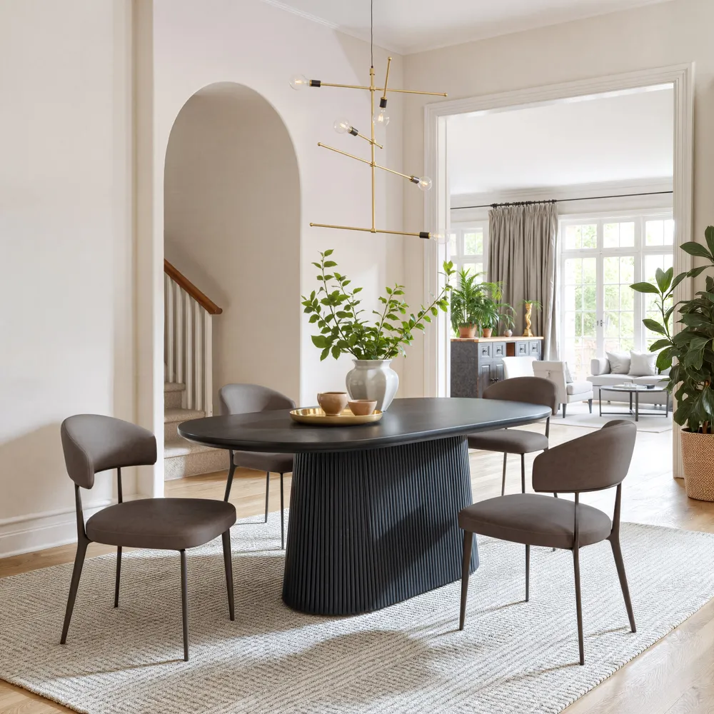 Sulco Dining Table Black