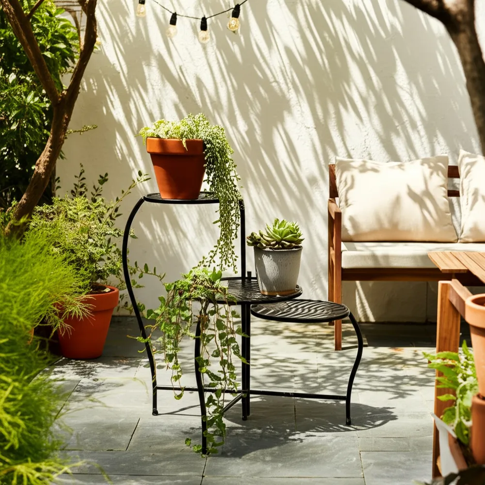 SELBYGATE BLACK PLANT STAND 22 (IN)