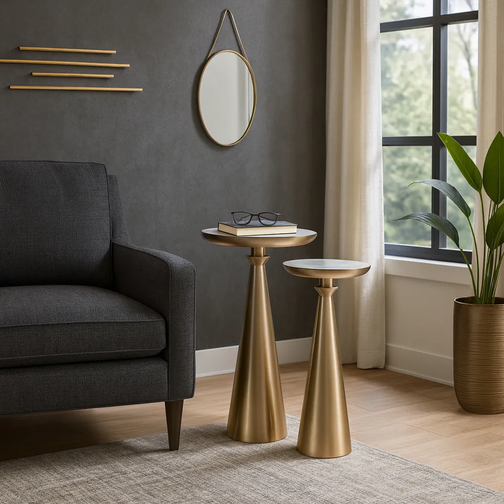 ARMONCROSS SET OF 2 GOLD TABLE 24 (IN)