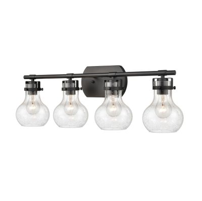 Salamanca 29″ Wide 4-Light Vanity Light - Matte Black