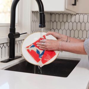 Icelandic Poppies blu Eco Sponge Cloths (Set of 2) 5