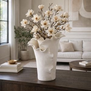 WESTONHOLM WHITE VASE 16 (IN) 2