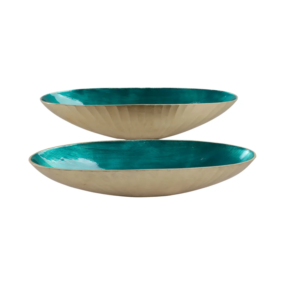 DEMPSEYFORD SET OF 2 GOLD BOWLS 5 (IN)