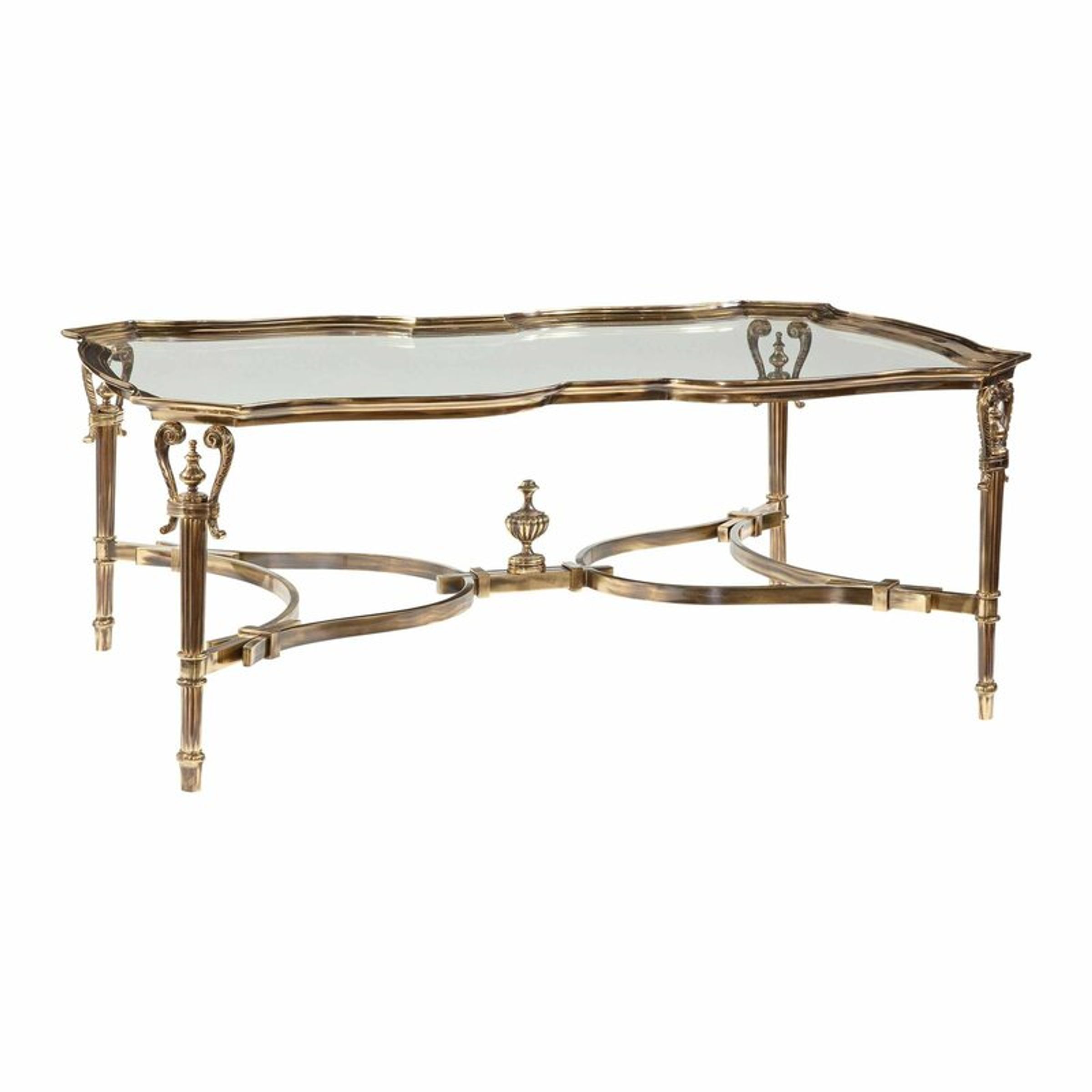 Venice Glass Top Coffee Table