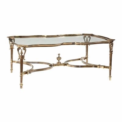 Venice Glass Top Coffee Table