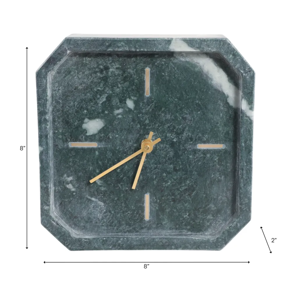 VALESTONE GREEN CLOCK 8 (IN)