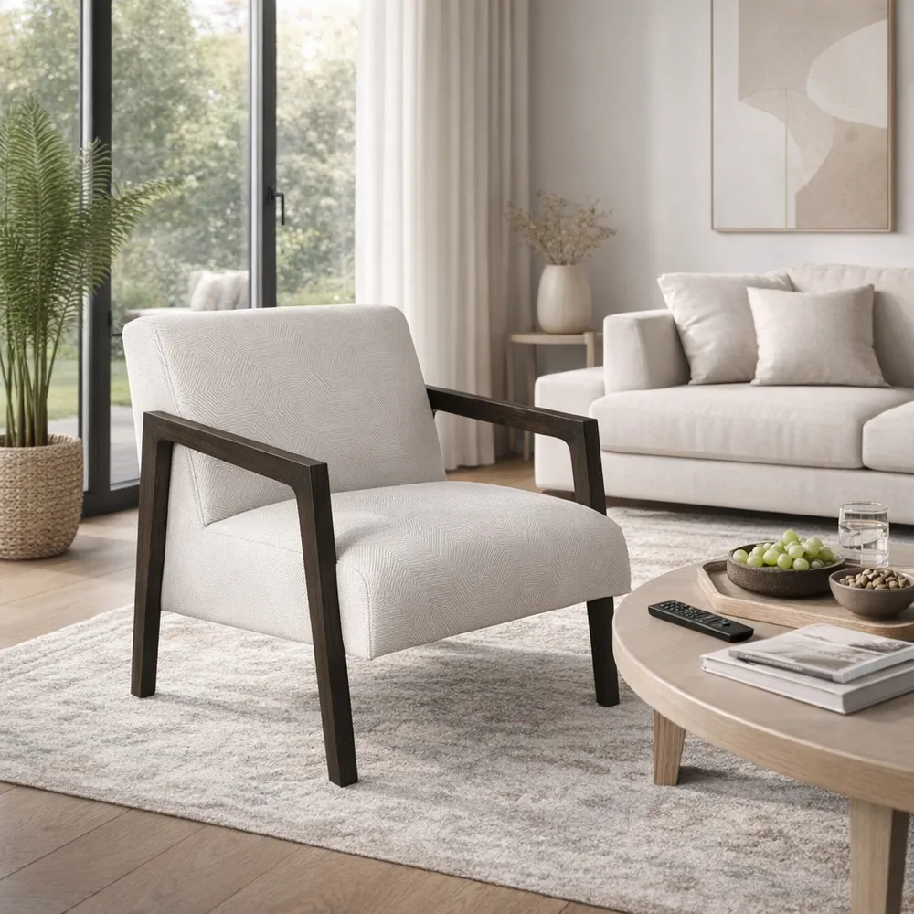 DERMOTWAY WHITE CHAIR 30 (IN)