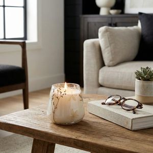 HENLEYGROVE PEACH CHERRY CANDLE 5 (IN) 12