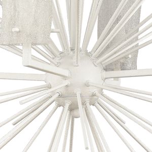 Sea Urchin 20'' Wide 4-Light Chandelier - White Coral 3