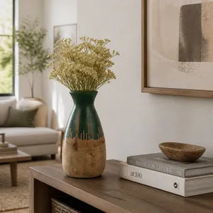DARIENMILL GREEN VASE 13 (IN) 12