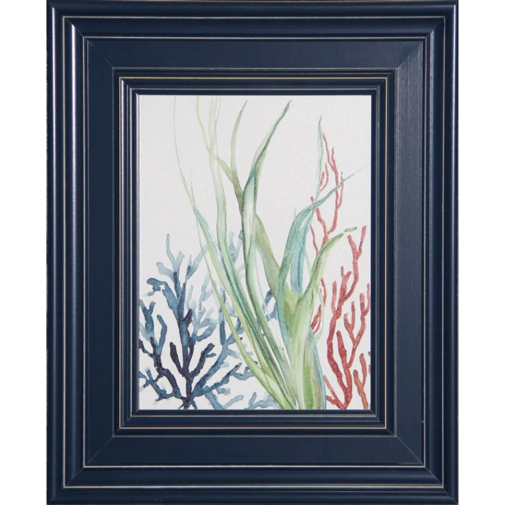 Gel Print with Dark Blue Frame