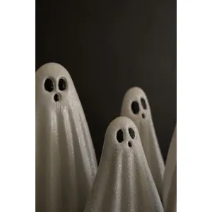 Set of 5 Metal Halloween Ghosts 2