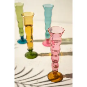 Set of 4 Trumpet Champagne Glasses 2