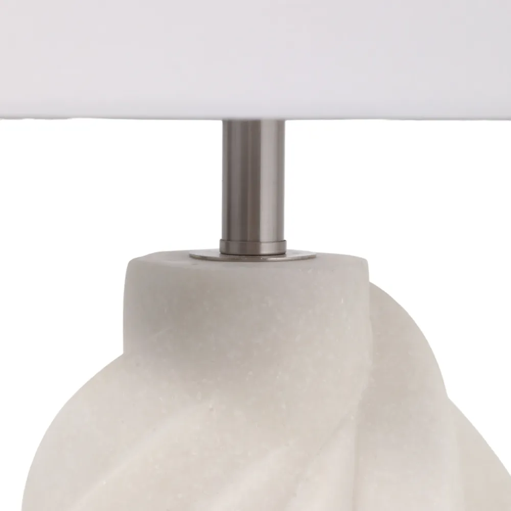 RAFECROSS IVORY LAMP 25 (IN)