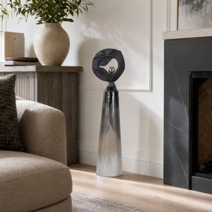 BRAESIDE SILVER GLASS VASE 36 (IN) 2