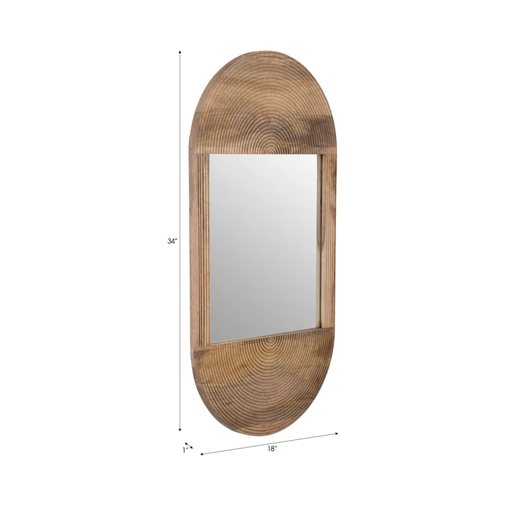 DAMIENMOOR BROWN MIRROR 34 (IN)
