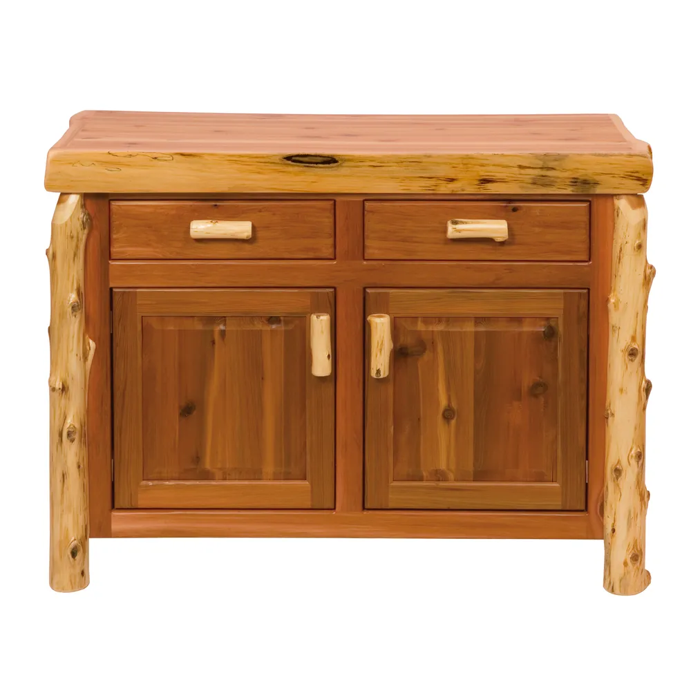 Cedar Log 48-inch Buffet - Natural