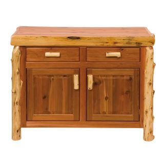 Cedar Log 48-inch Buffet - Coffee