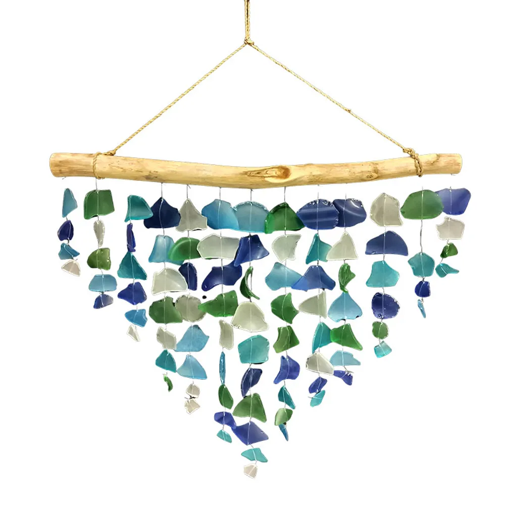 20" DRIFTWOOD GLASS CHIME