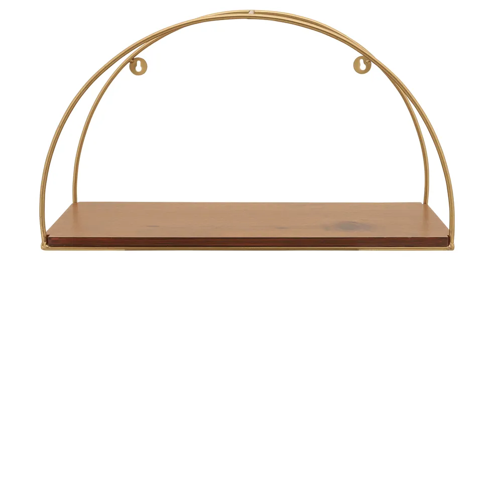 ENOCHBURN SET OF 3 BROWN WALL SHELF 12 (IN)