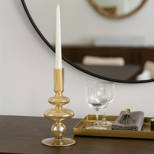 ELLENLAND GOLD CANDLE HOLDER 7 (IN) 2
