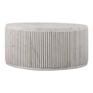 CHESTERLAKE WHITE COFFEE TABLE 17 (IN) 3