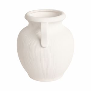 GARTONSHAW WHITE VASE 10 (IN) 5