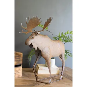 Rustic Metal Moose 1