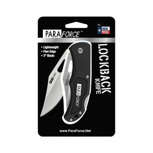 ParaForce Lockback Knife - Assorted Colors Carded 6