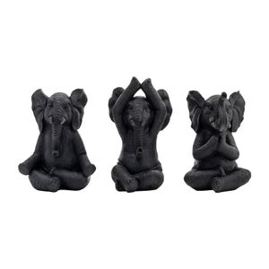 YATESWORTH SET OF 3 BLACK DECOR 8 (IN) 3