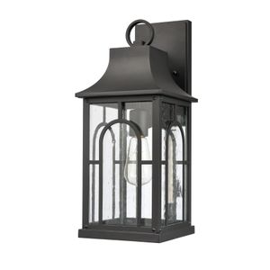 Triumph 17.75'' High 1-Light Outdoor Sconce - Textured Black 2