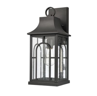 Triumph 17.75″ High 1-Light Outdoor Sconce - Textured Black