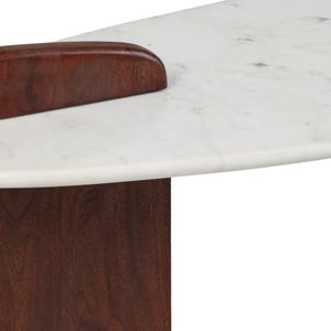 ZOEFIELD WHITE COFFEE TABLE 24 (IN) 7