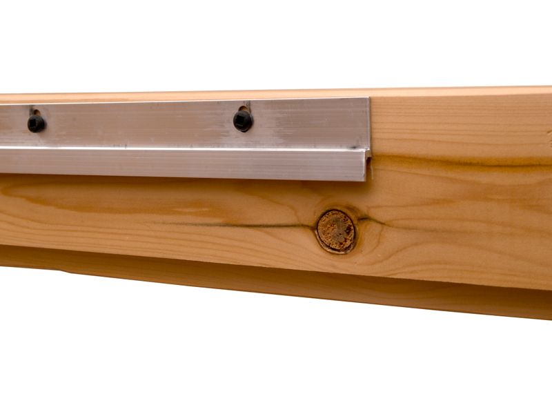 Cedar Log  Half-Log Mirror - With Glass - Natural - 32"W x 36"H 2