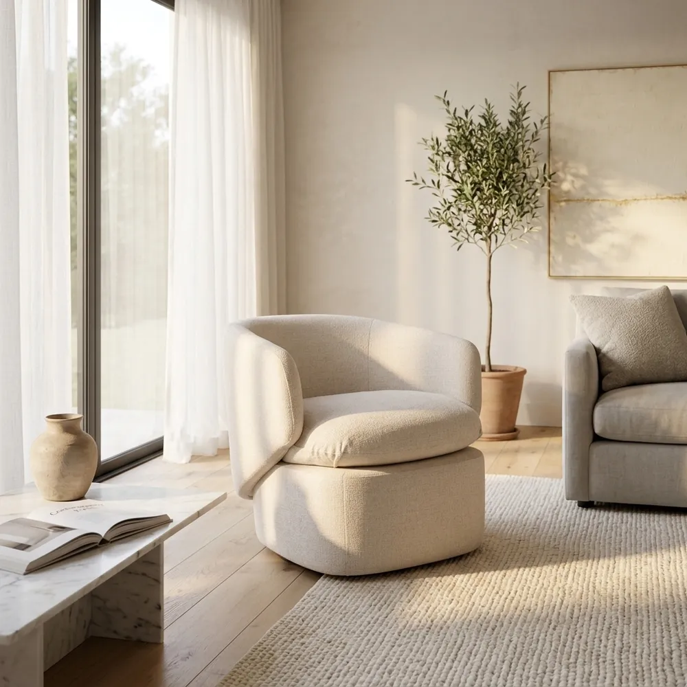 RHEAFIELD IVORY CHAIR 28 (IN)