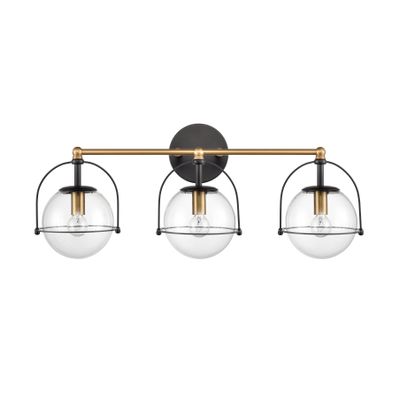 Langford 24″ Wide 3-Light Vanity Light - Satin Brass