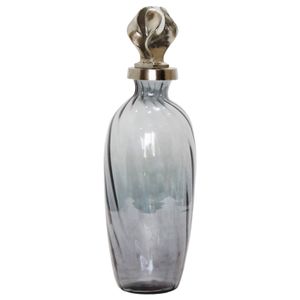 FORDHAMDALE GRAY GLASS VASE 16 (IN) 3