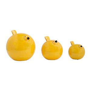 HARKENLEY SET OF 3 YELLOW DECOR 7 (IN) 1