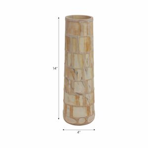 STORMGROVE BROWN GLASS VASE 14 (IN) 9