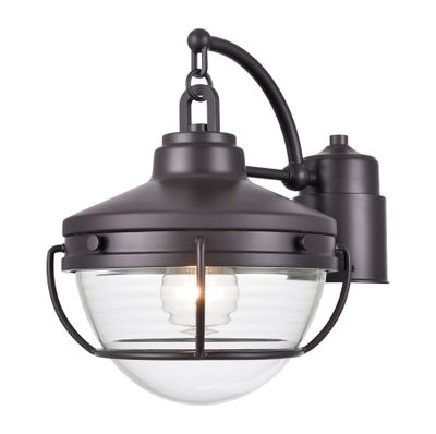 Eastport 12″ High 1-Light Outdoor Post Light - Oil Rubbed Bronze