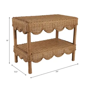 CORWINLAKE TAN TABLE 20 (IN) 10