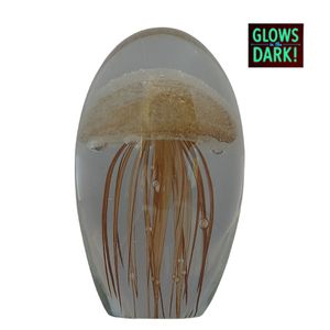 3-3/4" BROWN JELLYFISH GLOW IN DARK 400G 1