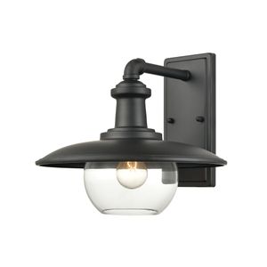 Jackson 12'' High 1-Light Outdoor Sconce - Matte Black 1