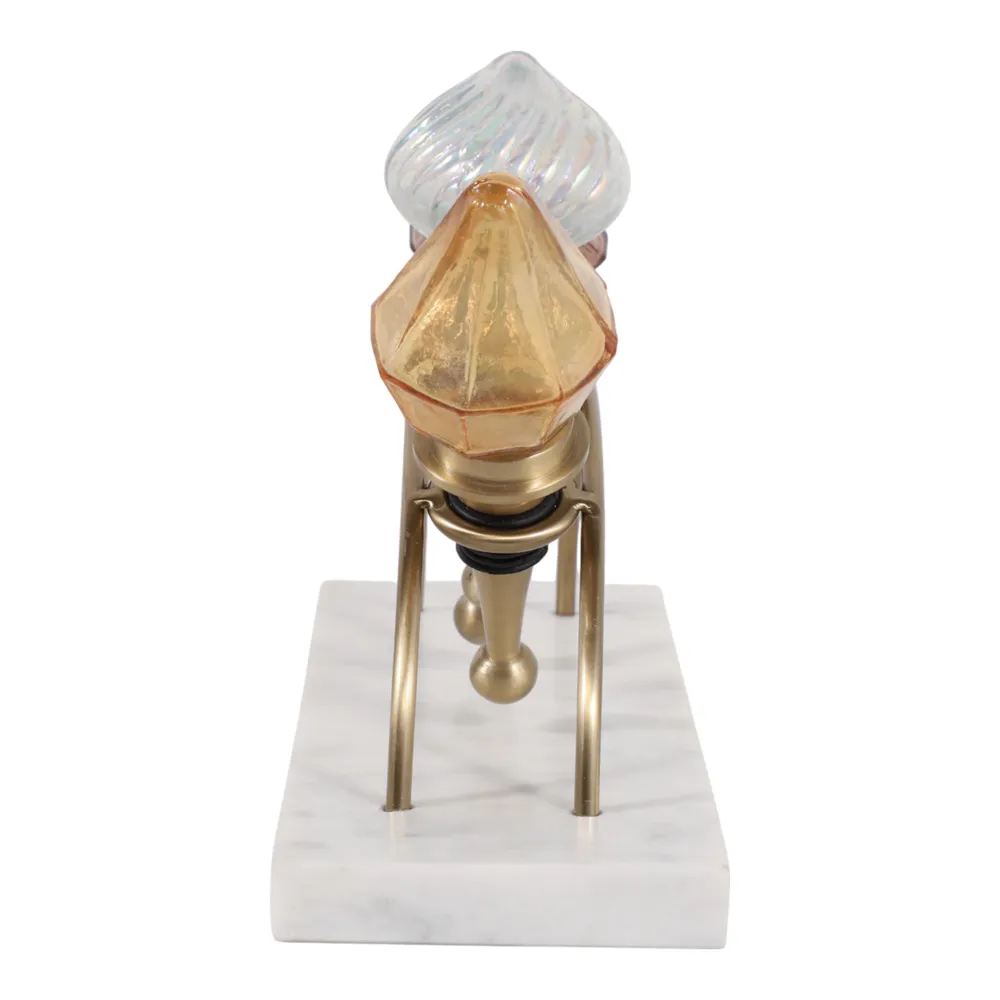HOUSTONSHAW SET OF 3 GOLD BAR ACCESSORIES 7 (IN)