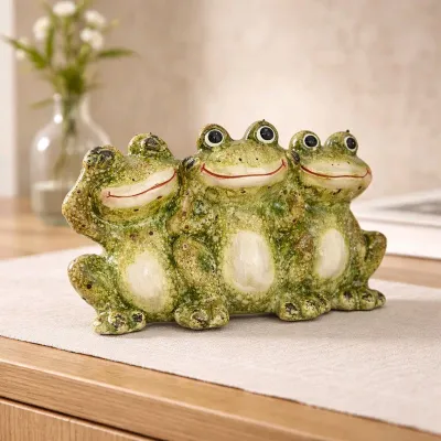 Frog Trio 15.5x6x9.5in