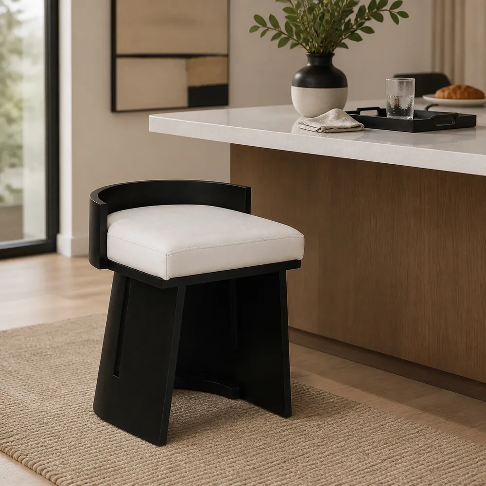 HARMONSIDE IVORY STOOL 21 (IN)