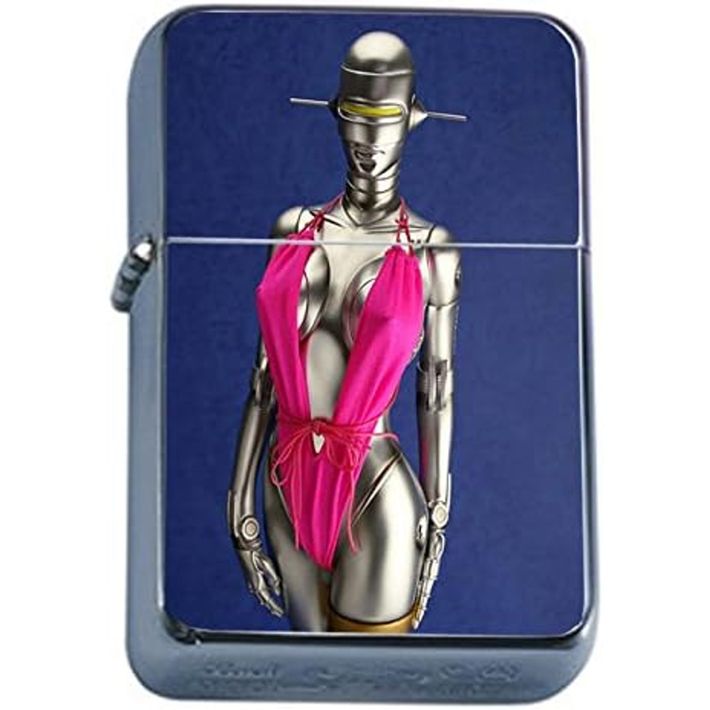 CHROME BLINKING BIKINI LIGHTER - ASST